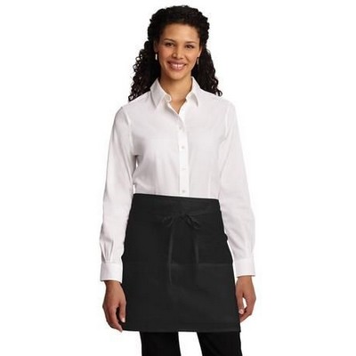Port Authority® Easy Care Half Bistro Apron with Stain Release.
