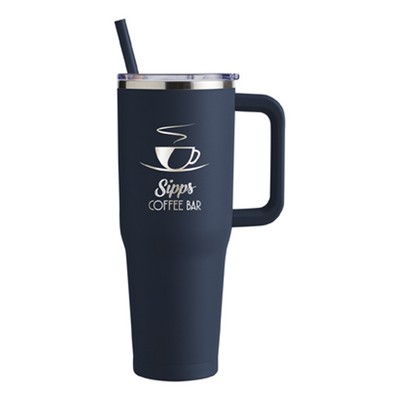 40 oz Vacuum Insulated Stainless Steel Travel Tumbler