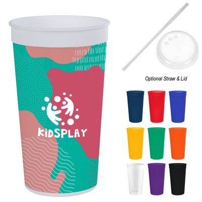 32 Oz. Full Color Big Game Stadium Cup
